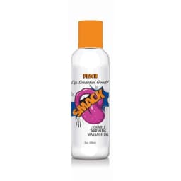 SMACK PEACH 2 OZ WARMING MASSAGE OIL  - Image 1