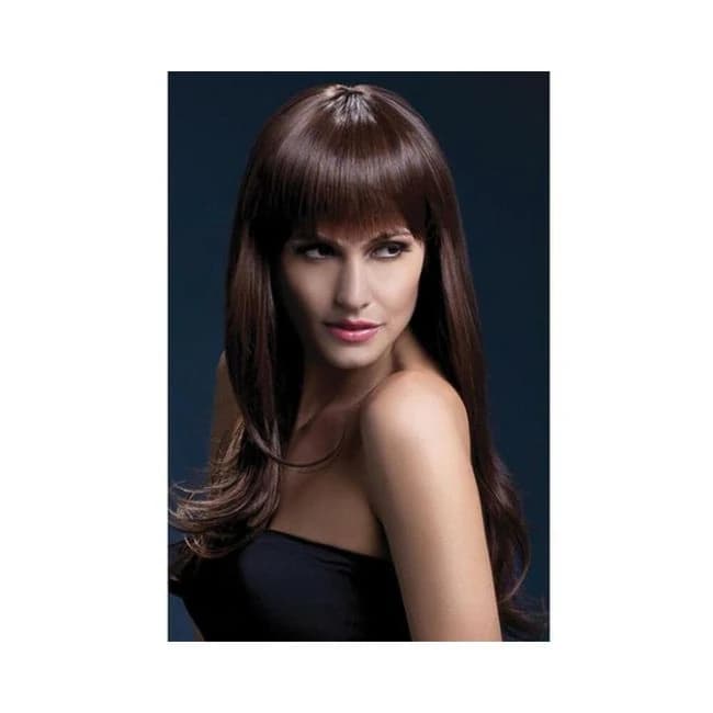 Smiffy the Fever Wig Collection Sienna - Brown - Image 1