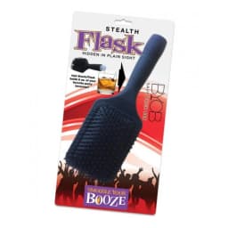 Smuggle Your Booze Brush Flask Black, image 1