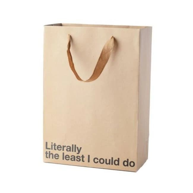 Snarky Gift Bags Literally the Least 3pk - Image 1