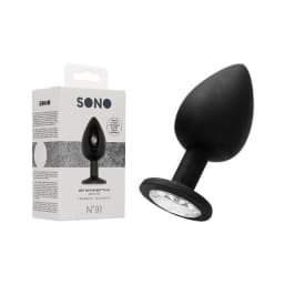 Sona N0. 91 - Self Penetrating Butt Plug - Black, image 2