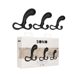 Sono 3-Piece Prostate Stimulator Set - Black, image 2