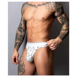 Soo Cumfy Thong Black/white, image 3