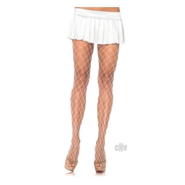 Spandex Diamond Hose Os White - Image 1