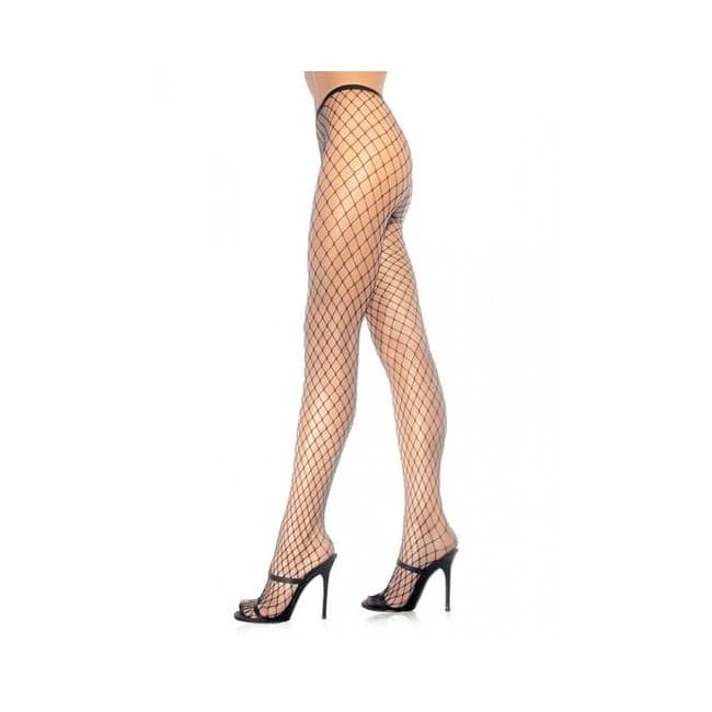 Spandex Diamond Panty Hose O/s Black - Image 1