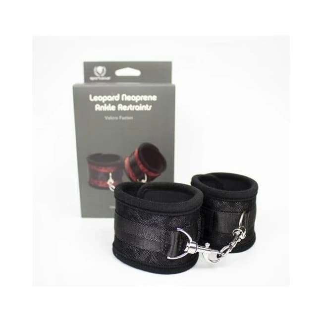 Spartacus Ankle Restraints Neoprene Black - Image 1