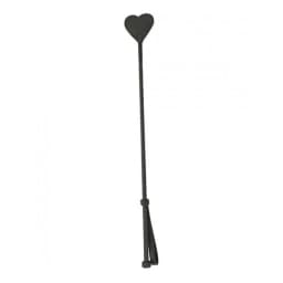Spartacus Heart Riding Crop Brown Leather, image 1