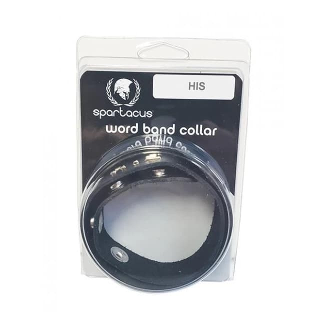 Spartacus His Leather Collar - Black - Image 1