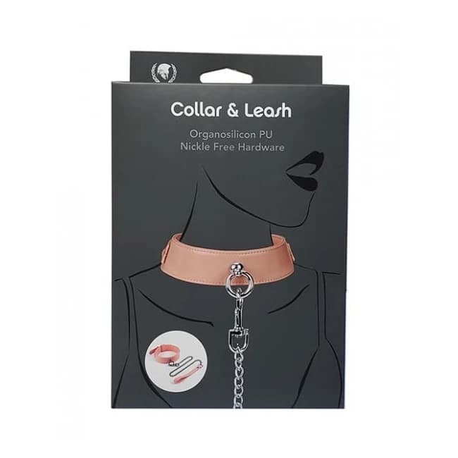 Spartacus Organsilicone Pu Collar & Leash - Image 1