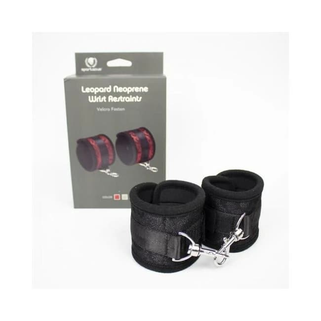Spartacus Wrist Restraints Neoprene Black - Image 1