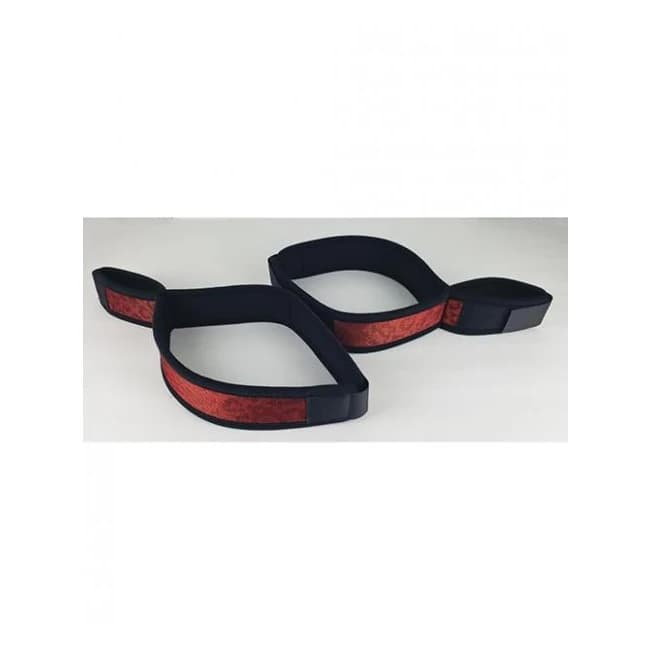 Spartacus Wrist to Thigh Cuffs - Neoprene Red - Image 1