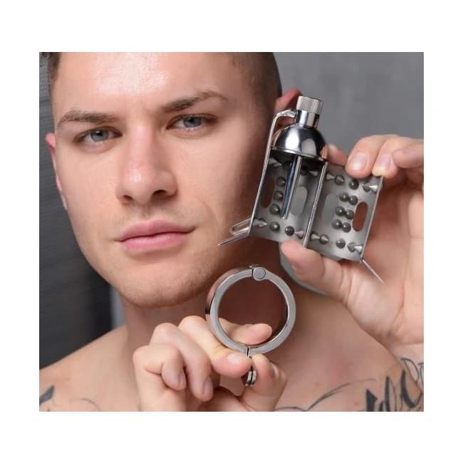 Spiked Chamber Chastity Cage - Image 1