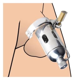 Spiked Chamber Chastity Cage, image 2