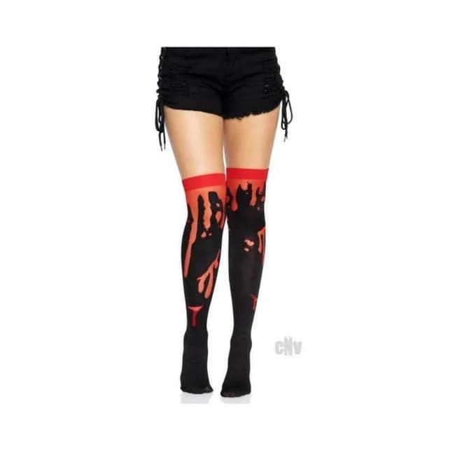 Splatter Thigh Highs Os - Image 1