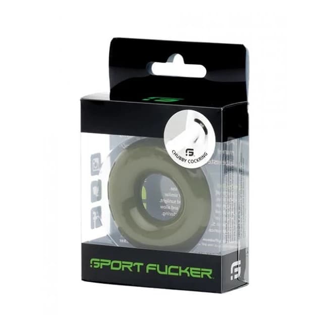 Sport Fucker Chubby Cockring - Army Green - Image 1