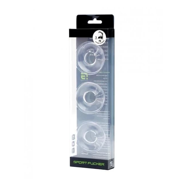 Sport Fucker Chubby Cockring Pack of 3 - - Image 1