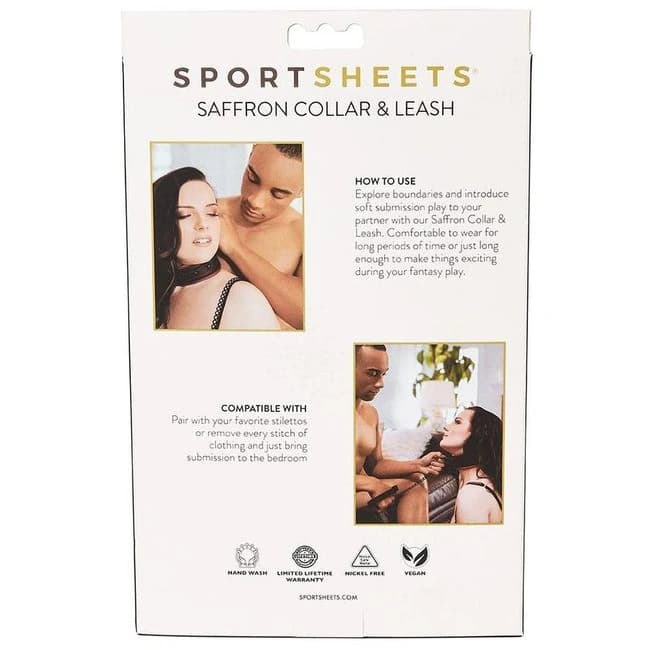 Sportsheets Saffron Collar & Leash - Image 8