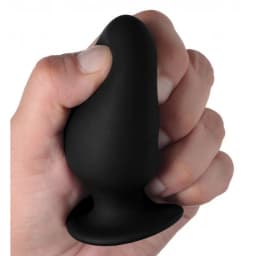 Squeeze-It Silexpan Anal Plug Small Black, image 3