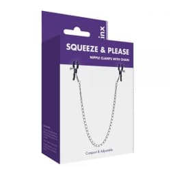 Squeeze n Please Nipple Clamps Chain Kinx, image 3