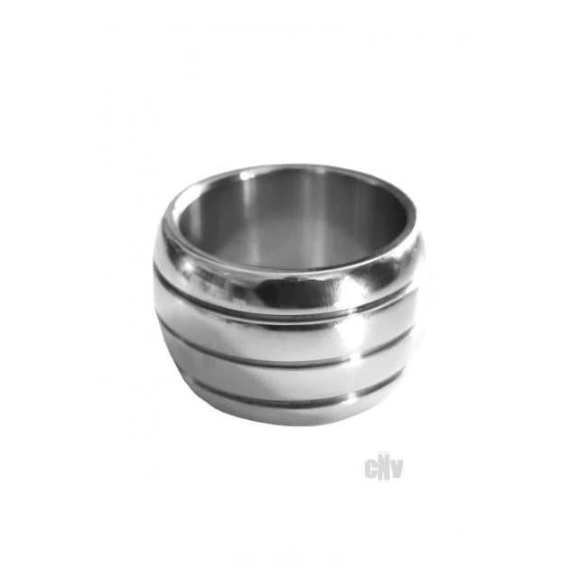 Stainless Steel Round Cock Ring 45mm Slv - Image 1