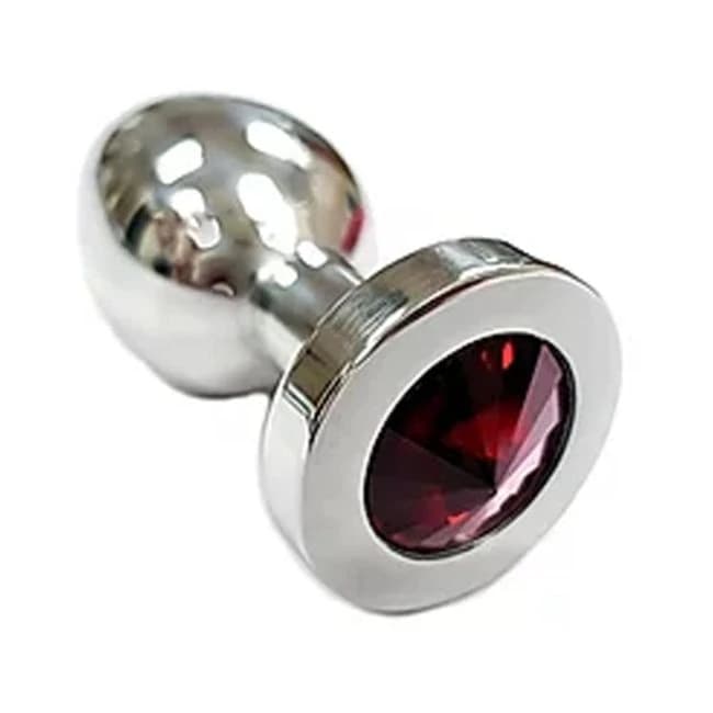 Stainless Steel Smooth Medium Butt Plug - Image 1