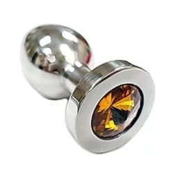 Stainless Steel Smooth Medium Butt Plug, image 3