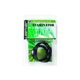 Staminator Leather & Rubber Dual C-Ring, image 2