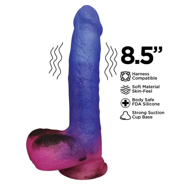 Stardust Milky Way 8.5in Dildo Vibrating - Image 2