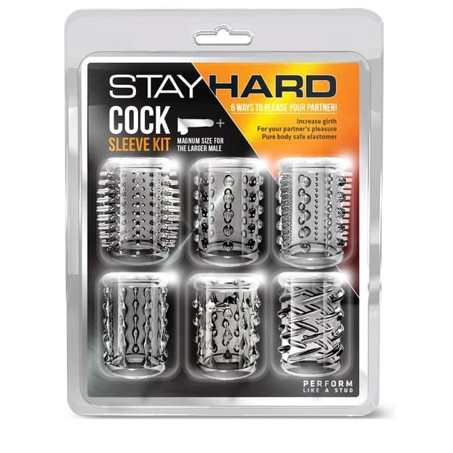 Stay Hard Cock Sleeve Kit Clear - Image 1