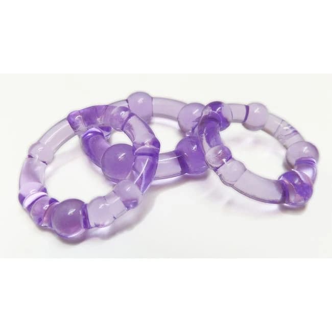 Stay Hard Cockrings Purple - Image 1