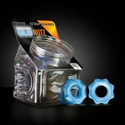 Stay Hard Glo Nutz 40 Piece Fishbowl Blue, image 2