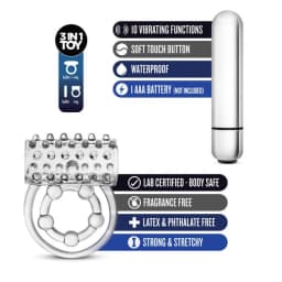Stay Hard Vibrating Super Clitifier Clear - Image 5