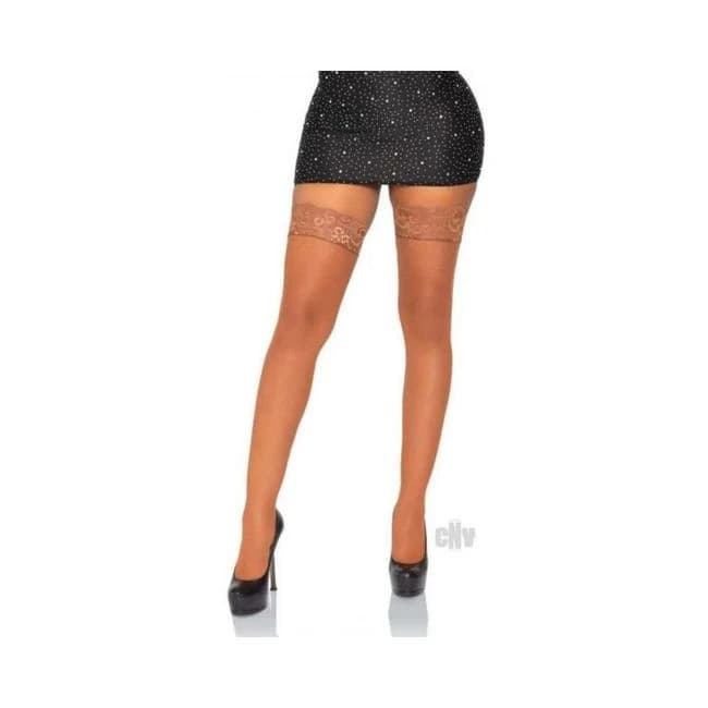 Stay Up Lace Micro Thigh High Os Cinna - Image 1