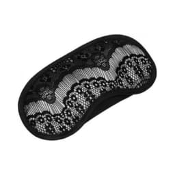 Steamy Shades Eyelash Lace Eyemask Black O/s - Image 1
