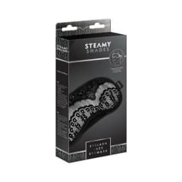 Steamy Shades Eyelash Lace Eyemask Black O/s - Image 2