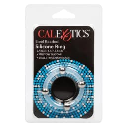 Steel Beaded Silicone Ring, image 8