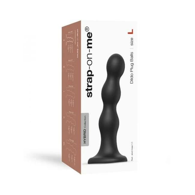Strap-on-me Dildo Plug Balls L Black - Image 1