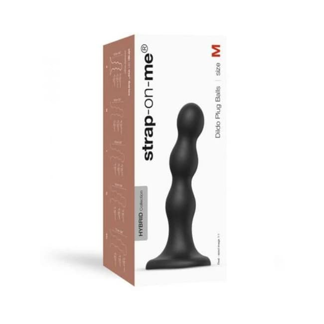 Strap-on-me Dildo Plug Balls M Black - Image 1
