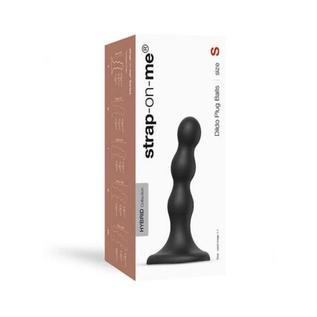 Strap-on-me Dildo Plug Balls S Black - Image 1