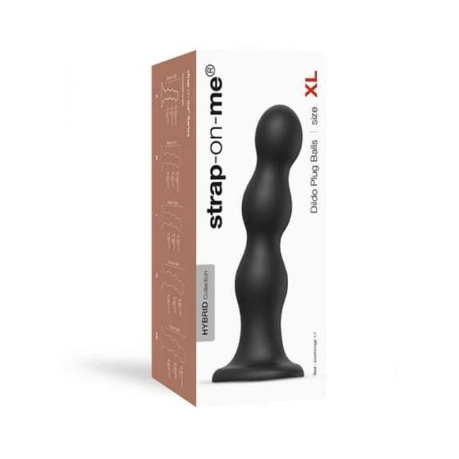 Strap-on-me Dildo Plug Balls Xl Black - Image 1
