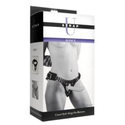 Strap U Bodice Corset Style Strap on Harness, image 1