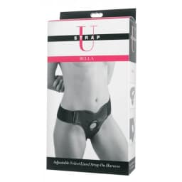 Strap U Fleece Lined Leather Strap on, image 1