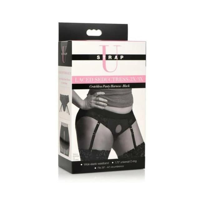 Strap U Lace Seductress 2x/3x Black - Image 1