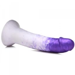 Strap U Real Swirl Realistic Dildo Purple, image 5