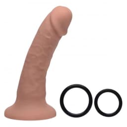 Strap U Seducer 7in Silicone Dildo W/ Harness, image 3