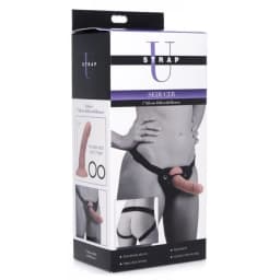 Strap U Seducer 7in Silicone Dildo W/ Harness, image 4