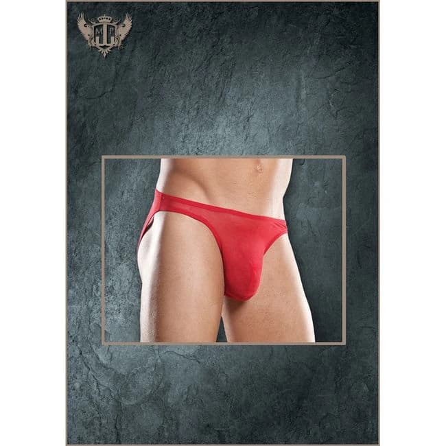 Stretch Mesh Wonder Bikini Red 3x - Image 1