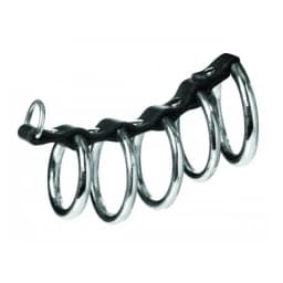 Strict 5 Ring Chasity Device Black, image 1