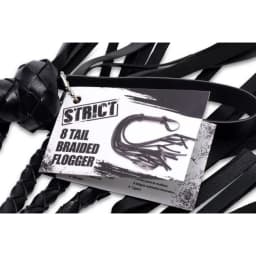 Strict 8 Tail Braided Flogger, image 4