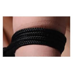 Strict Bondage Rope 30 Feet Black Nylon, image 2